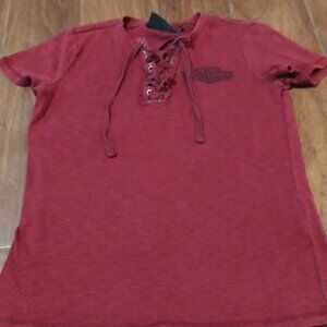 Harley-Davidson Red Short Sleeve Tee